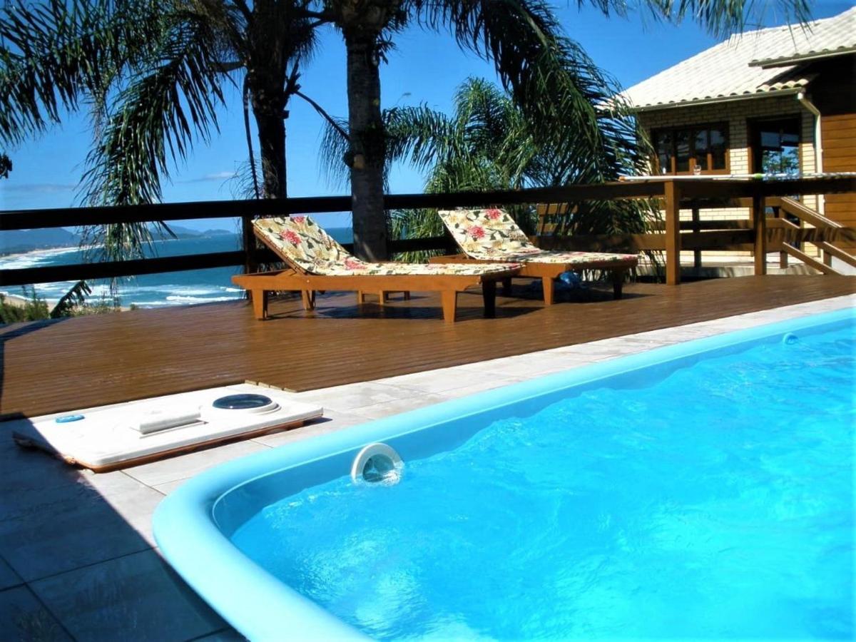 Casa Vista Privilegiada: Piscina E Conforto Garopaba Bagian luar foto