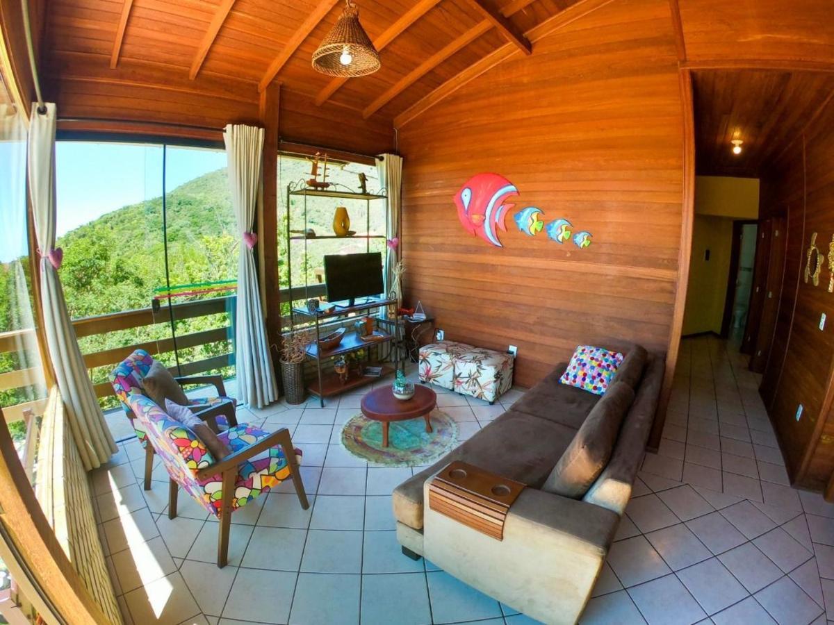 Casa Vista Privilegiada: Piscina E Conforto Garopaba Bagian luar foto